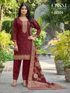 Mannat Vol 3 By Ossm Viscose Kurti With Bottom Dupatta Wholesalers In Surat
